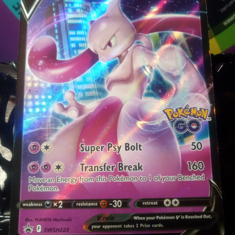 Mewtwo V - SWSH223 - Ultra Rare - Sword & Shield Promo - Pokemon TCG NM/M - Picture 3 of 5